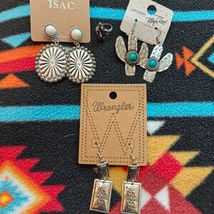 Lot of Western Earrings
